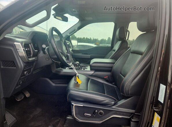 1FTFW1E82NFB58969 2022 FORD F150 Black Սալոնի դիմացի տեսք