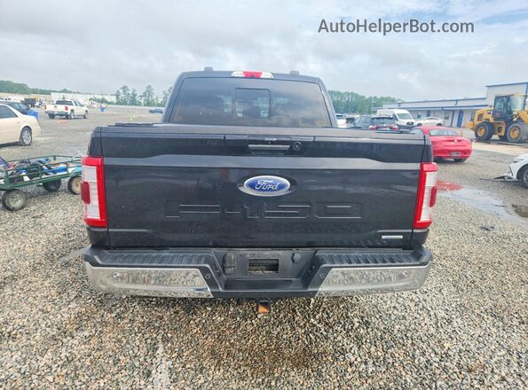 1FTFW1E82NFB58969 2022 FORD F150 Black Հետևի տեսք
