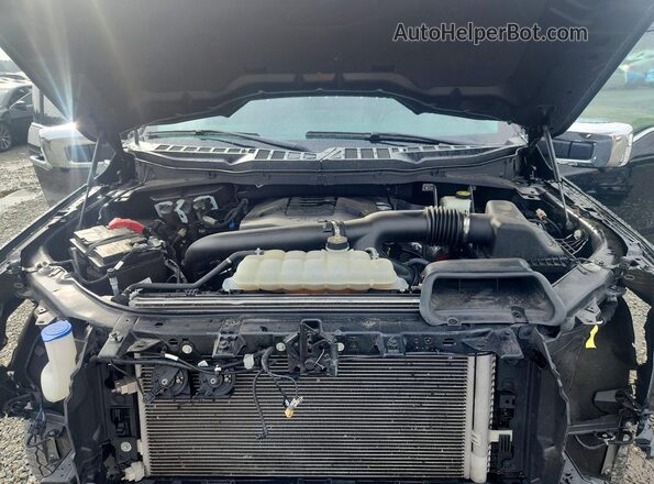 1FTFW1E82NFB58969 2022 FORD F150 Black Սալոնի հետևի տեսք
