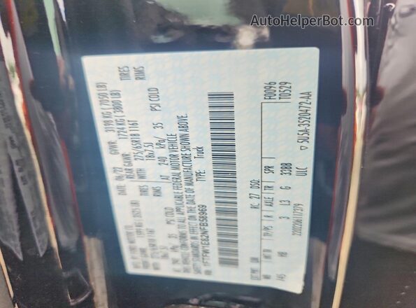 1FTFW1E82NFB58969 2022 FORD F150 Black Շարժիչի բաժամունքի տեսք