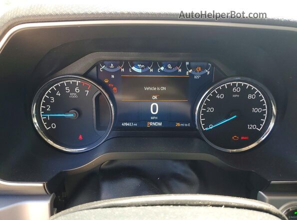 1FTFW1E82PFA02272 2023 FORD F150 Gray ხელსაწყოთა პანელის ხედი
