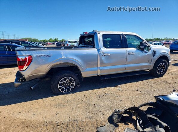 1FTFW1E83MFA23112 2021 FORD F150 Silver უკანა მარჯვენა