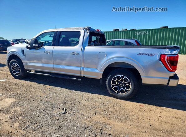 1FTFW1E83MFA23112 2021 FORD F150 Silver უკანა მარცხენა