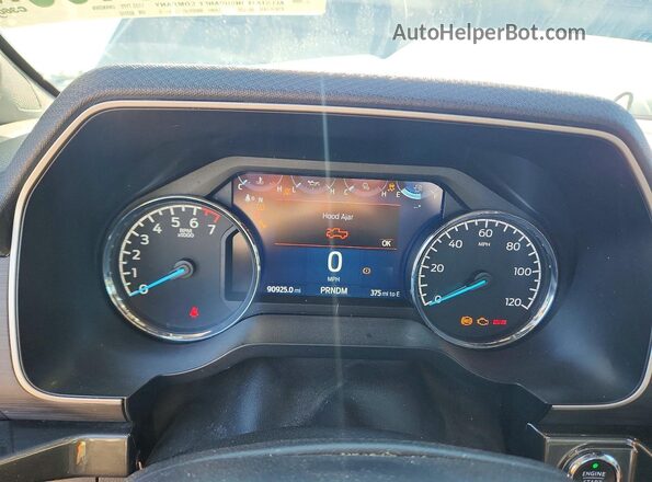 1FTFW1E83MFA23112 2021 FORD F150 Silver ხელსაწყოთა პანელის ხედი