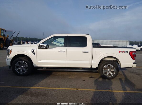 1FTFW1E83MFB48899 2021 FORD F150 White სალონის 360-გრადუსიანი ხედი