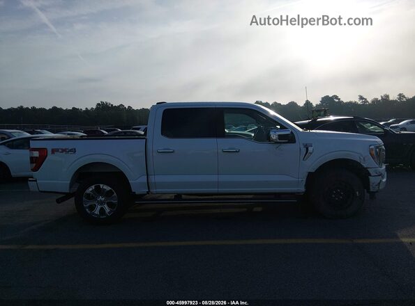 1FTFW1E83MFB48899 2021 FORD F150 White უკანა სალონის ხედი