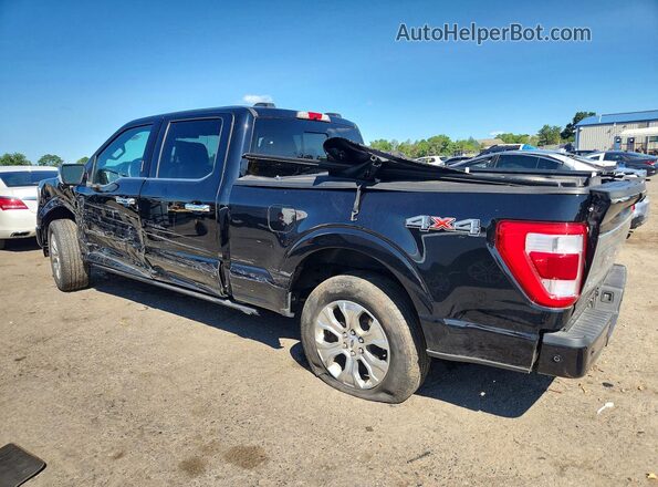 1FTFW1E83NFB52792 2022 FORD F150 Black უკანა მარცხენა
