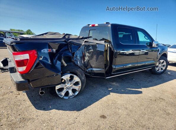 1FTFW1E83NFB52792 2022 FORD F150 Black უკანა მარჯვენა