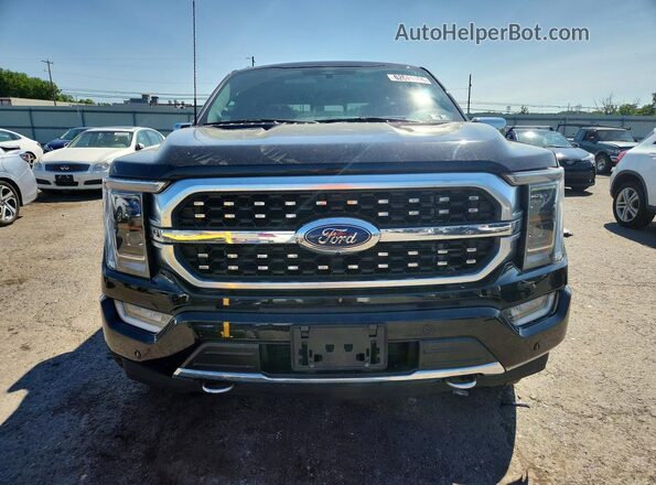 1FTFW1E83NFB52792 2022 FORD F150 Black წინა ხედი