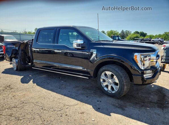 1FTFW1E83NFB52792 2022 FORD F150 Black წინა მარჯვენა