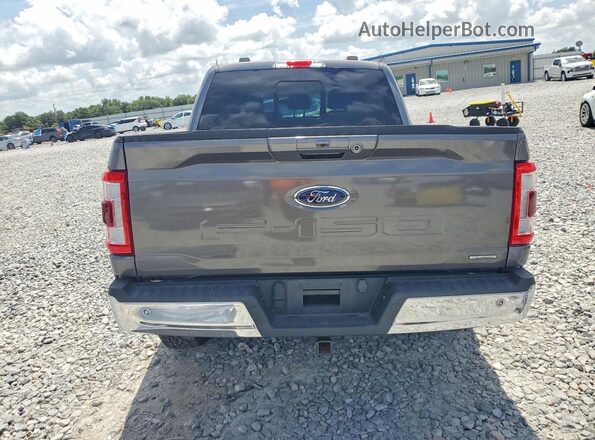 1FTFW1E83NKF20007 2022 FORD F150 Silver Widok z tyłu
