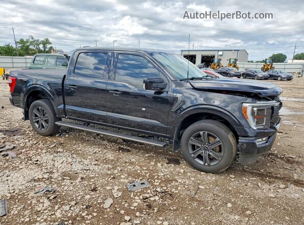 1FTFW1E83PFC46898 2023 FORD F150 Black Przód prawy