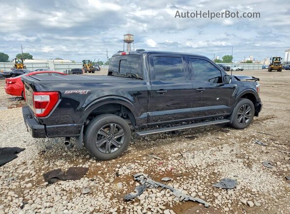 1FTFW1E83PFC46898 2023 FORD F150 Black Tył prawy
