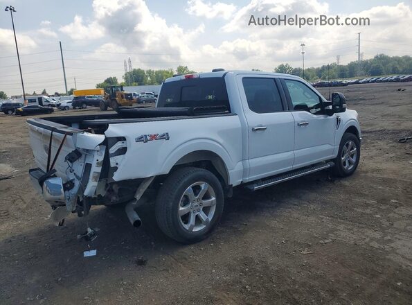 1FTFW1E84MFB77313 2021 FORD F150 Белый Задняя правая четверть