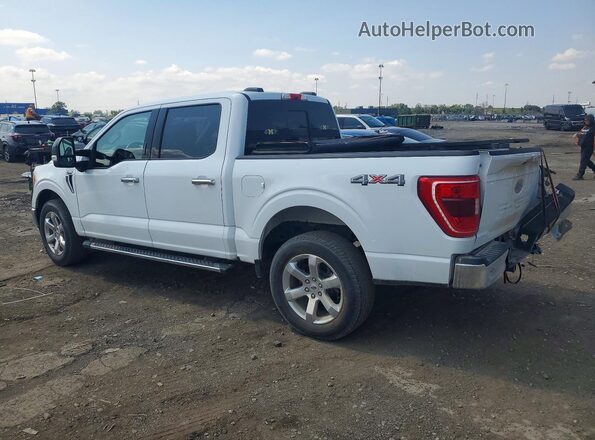 1FTFW1E84MFB77313 2021 FORD F150 Белый Задняя левая четверть
