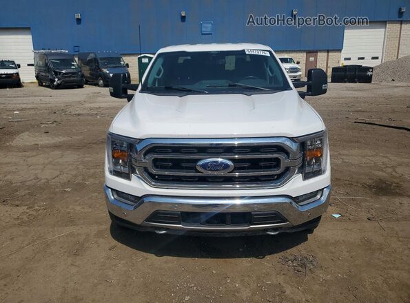 1FTFW1E84MFB77313 2021 FORD F150 Белый Вид спереди