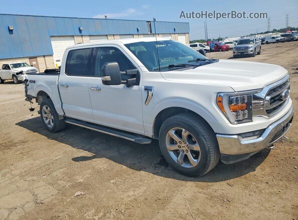 1FTFW1E84MFB77313 2021 FORD F150 Белый Передняя правая четверть