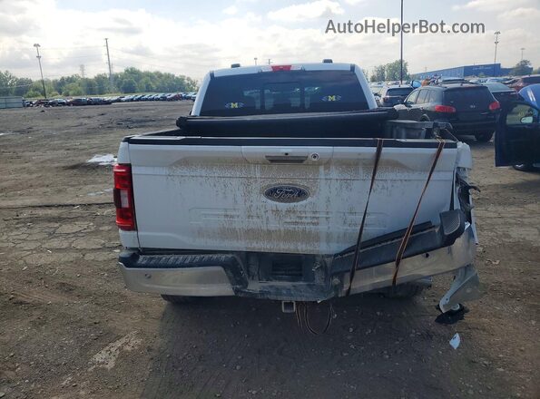 1FTFW1E84MFB77313 2021 FORD F150 Белый Вид сзади