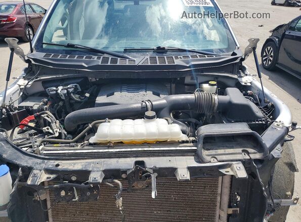1FTFW1E84PFB09565 2023 FORD F150 Silver უკანა სალონის ხედი