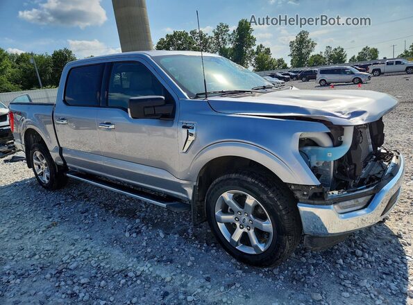 1FTFW1E84PFB49595 2023 FORD F150 Серый Передняя правая четверть
