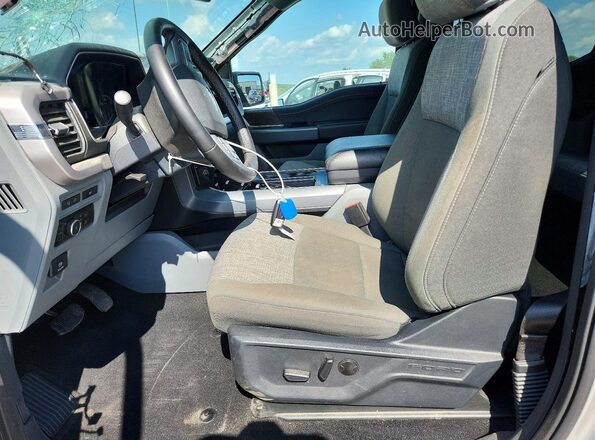 1FTFW1E84PFB49595 2023 FORD F150 Серый Вид салона спереди
