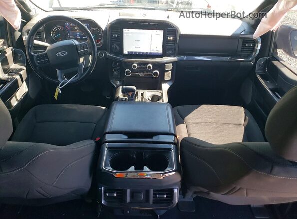 1FTFW1E84PFC76556 2023 FORD F150 White Առջևի վահանակի տեսք