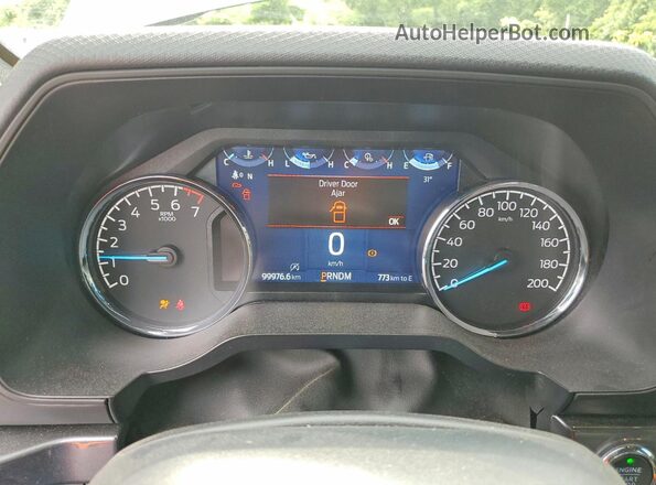 1FTFW1E84PFD14142 2023 FORD F150 Black Вид щитка приладів