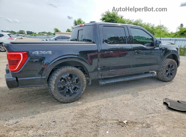 1FTFW1E84PFD14142 2023 FORD F150 Black Задня права чверть