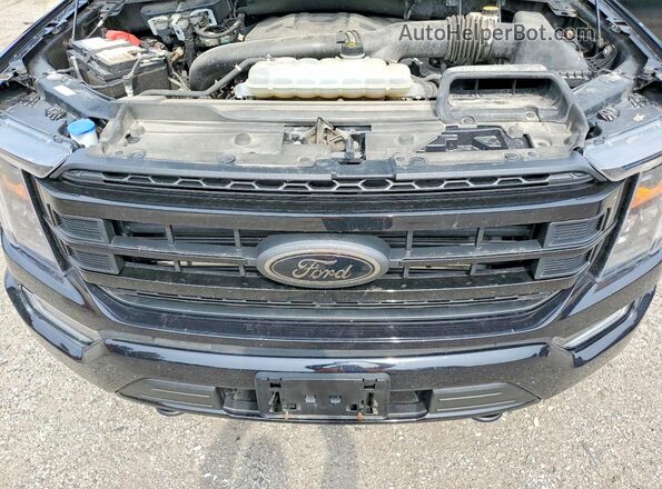 1FTFW1E84PFD14142 2023 FORD F150 Black Вид задньої частини салону
