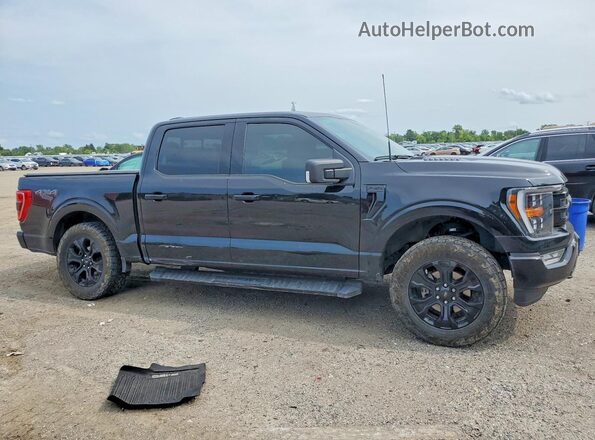 1FTFW1E84PFD14142 2023 FORD F150 Black Передня права чверть