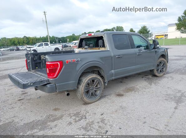 1FTFW1E85MFA88964 2021 FORD F150 Gray Задня права чверть
