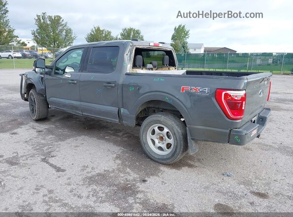 1FTFW1E85MFA88964 2021 FORD F150 Gray Задня ліва чверть
