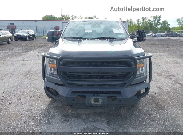 1FTFW1E85MFA88964 2021 FORD F150 Gray Вид щитка приладів