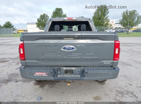 1FTFW1E85MFA88964 2021 FORD F150 Gray 