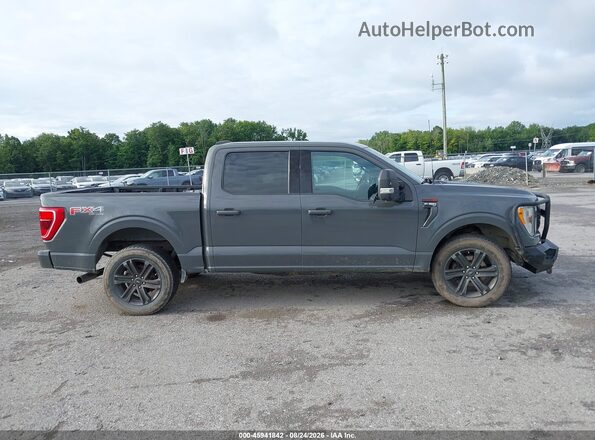 1FTFW1E85MFA88964 2021 FORD F150 Gray Вид задньої частини салону