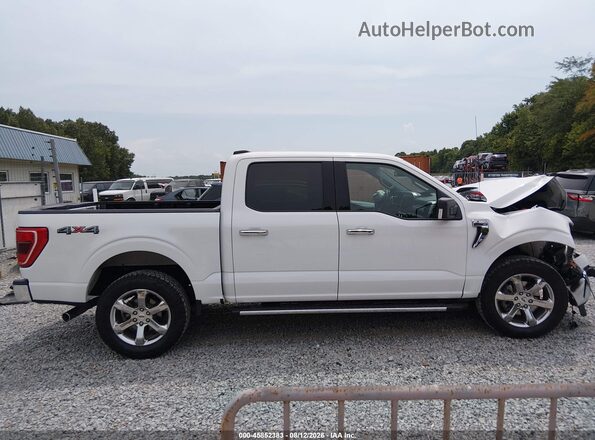 1FTFW1E85MFB34874 2021 FORD F150 White Vista interior trasera