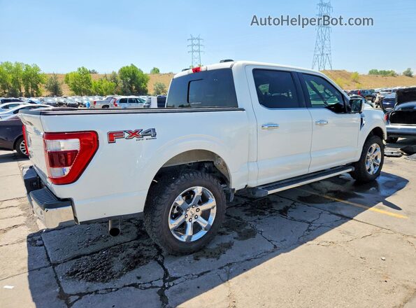 1FTFW1E85MFB54669 2021 FORD F150 Белый Задняя правая четверть