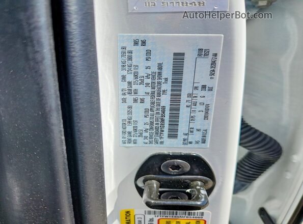 1FTFW1E85MFB54669 2021 FORD F150 Белый Вид подкапотного пространства