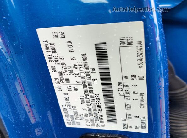 1FTFW1E85MFB99899 2021 FORD F150 Blue Вид підкапотного простору