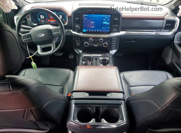 1FTFW1E85NFA47526 2022 FORD F150 Black წინა პანელის ხედი