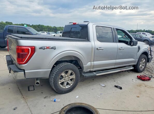 1FTFW1E85NFC20302 2022 FORD F150 Серебряный Задняя правая четверть