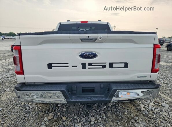 1FTFW1E85NFC23829 2022 FORD F150 White Vista trasera