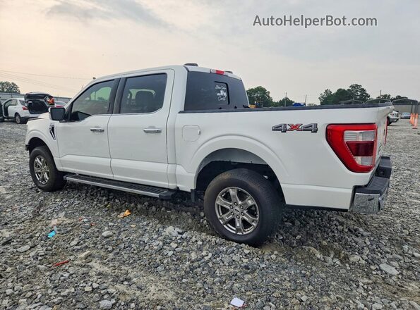 1FTFW1E85NFC23829 2022 FORD F150 White Trasero izquierdo