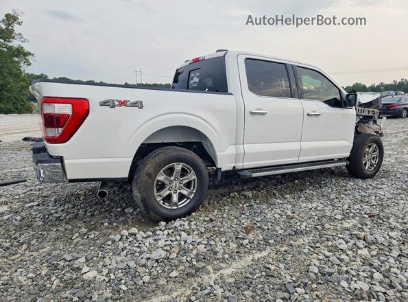 1FTFW1E85NFC23829 2022 FORD F150 White Trasero derecho