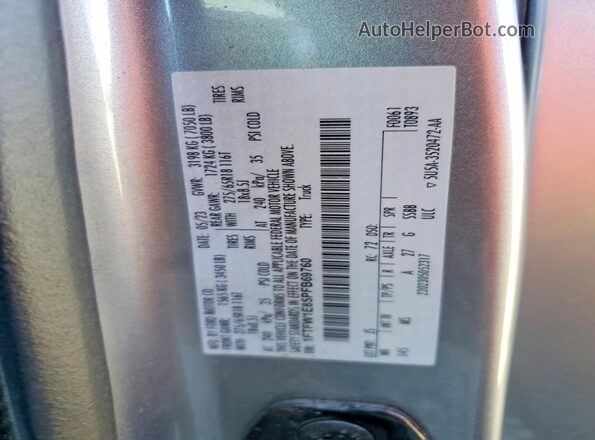 1FTFW1E85PFB69760 2023 FORD F150 Silver Engine compartment view