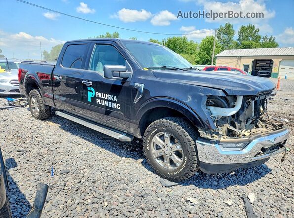 1FTFW1E85PKE88714 2023 FORD F150 Black Передня права чверть
