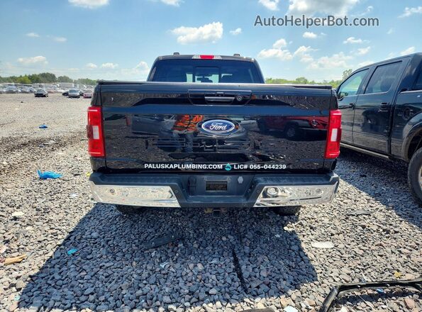 1FTFW1E85PKE88714 2023 FORD F150 Black Вид ззаду