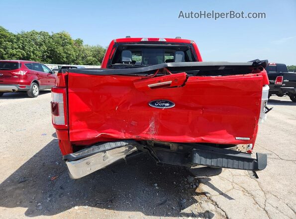 1FTFW1E85PKF16687 2023 FORD F150 Red Rear view