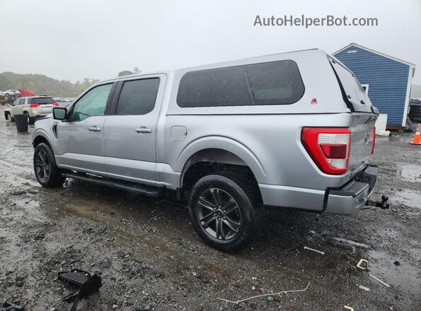 1FTFW1E86MFA03548 2021 FORD F150 Silver Rear left