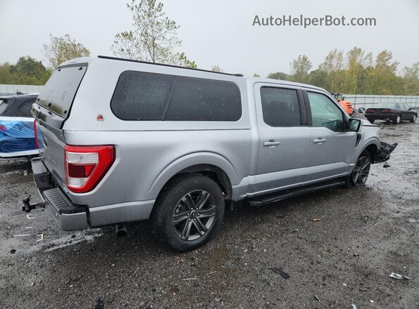 1FTFW1E86MFA03548 2021 FORD F150 Silver Rear right